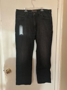34 Heritage Bootleg Dark Wash Jeans